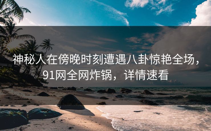 神秘人在傍晚时刻遭遇八卦惊艳全场，91网全网炸锅，详情速看